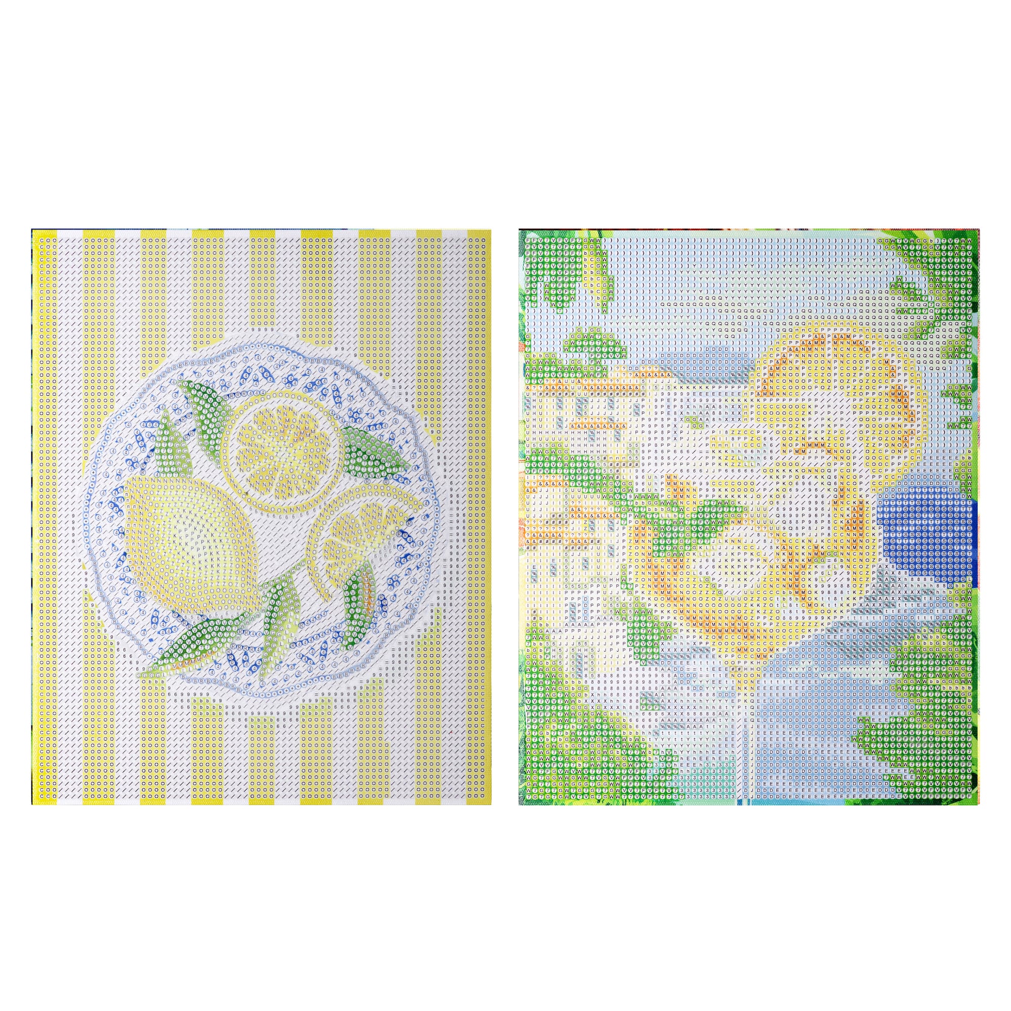 8" x 10" Lemon Spritz Diamond Art Kit by Make Market®